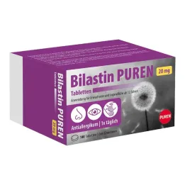 Bilastin Puren 20 mg tabletes, 100 gab