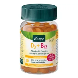 Kneipp vitamīns D3 + B12 gumijas, 30 gab