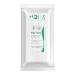 Sagella aktīvās Pregnacare tīrīšanas salvetes, 15 gab