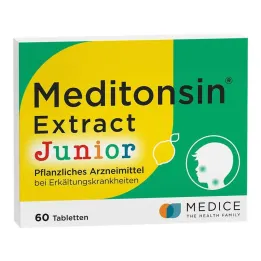 Meditonsin Extract Junior augu izcelsmes saaukstēšanās tabletes, 60 gab
