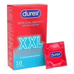 Durex Feeling Real XXL prezervatīvi, 10 gab