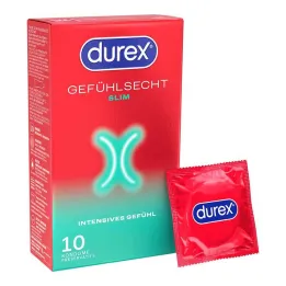 Durex Real Feel Slim prezervatīvi, 10 gab