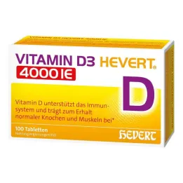 D3 vitamīna Hevert 4000 SV tabletes, 100 gab