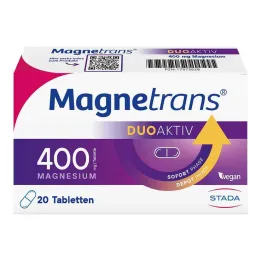 Magnetrans duo-active 400 mg tabletes, 20 gab