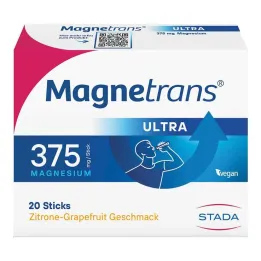 Magnetrans Ultra 375 mg tiešās granulas, 20 gab