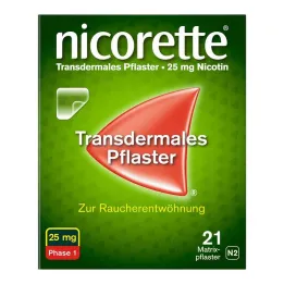 nicorette TX ģipsis 25 mg, 21 gab