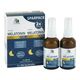 Melatonīna 1 mg miega aerosols, 2x50 ml