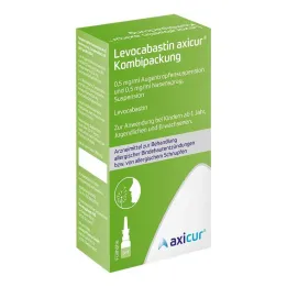 Levocabastin axicur kombinācija 0,5 mg / ml 4 ml AT + 5 ml Nas, 1 p