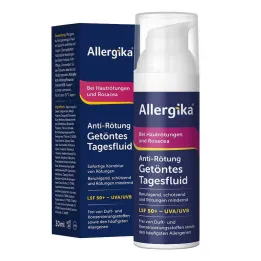 Alerģisks pret apsārtumu tonēts dienas fluīds LSF 50 +, 30 ml