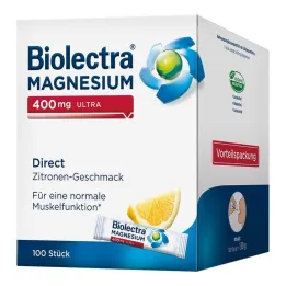 Biolectra Magnesium 400 mg ultra Direct Lemon, 100 gab