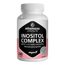 Inositola komplekss hroms + vitamīns B6 + folijskābes kapsulas, 240 gab