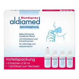 Aldiamed mutes aerosols siekalu piedevām, 4x50 ml