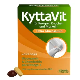 Kyttavit Extra glikozamīna kombinētais iepakojums, 2x30 gab