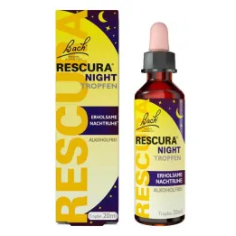 Baha ziedi Rescura Night pilieni bez alkohola, 20 ml