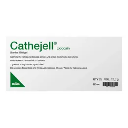 Cathejell Lidocaine sterilais lubrikants Zhs 12,5 g, 25 gab