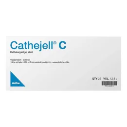 Cathejell C sterilais lubrikants Zhs 12,5 g, 25 gab