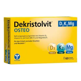Dekristolvit Osteo D3K2 Mg kapsulas, 60 gab