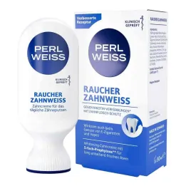 Perlweiss smēķētāju balinošā zobu pasta, 50 ml